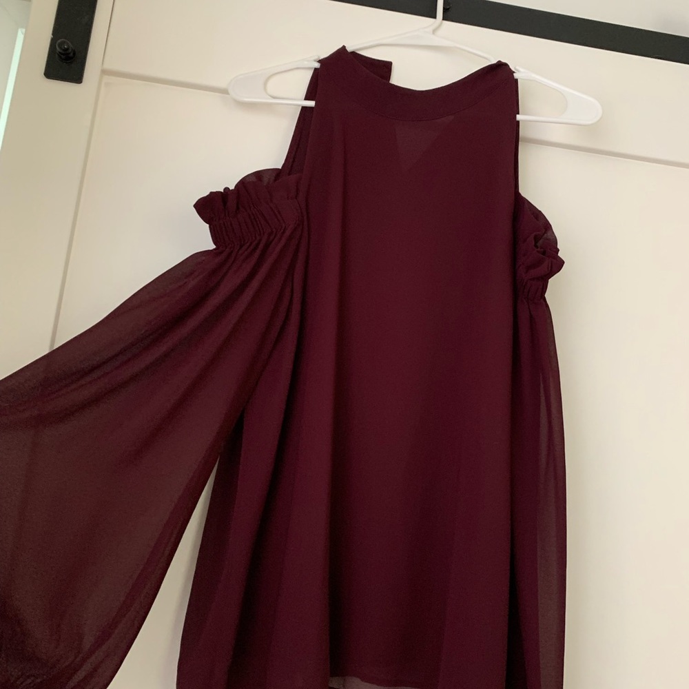 Maroon Blouse